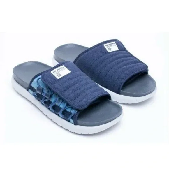 NIKE ASUNA 2 NEXT NATURA SANDAL UNISEX MEN SIZE 7= WOMEN SIZE 8 SHOES NAVY NEW - Picture 1 of 9